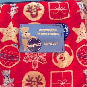 Pillsbury Holiday Cookie Throw Blanket